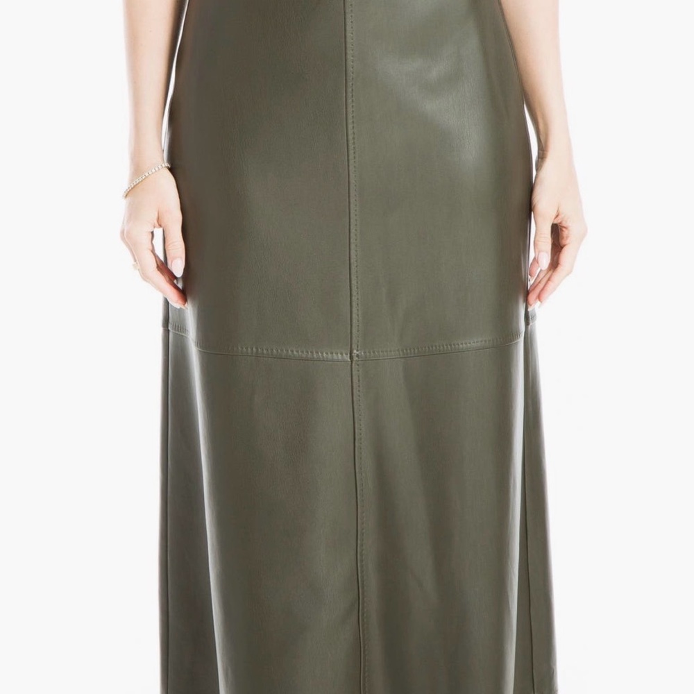 Max Studio Forest Green Maxi Skirt
